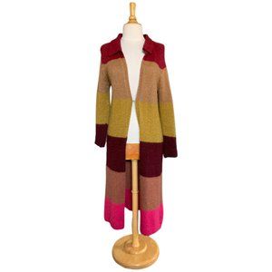 Free People Multicolor Block Cardigan